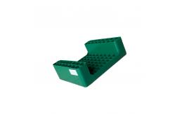 China PP Nestable Green 450x350 Plastic Warehouse Pallet For Port supplier