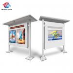 Independent 3 LCD Panel Digital Signage For Media Playing Outside 43 49 55 for sale