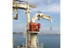 China 22m Electrical Hydraulic Ccs Small Knuckle Boom Crane Offshore supplier