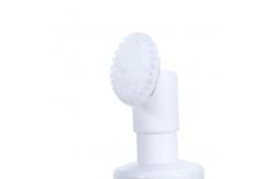 China Customized 42mm Plastic Foam Pump With Silicone Brush For Cleaning supplier