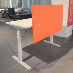 1.6M White Ergonomic Wood Electric Height Adjustable Standing Desk for sale