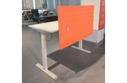 China 1.6M White Ergonomic Wood Electric Height Adjustable Standing Desk supplier