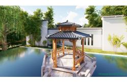China Customizable Sturdy Aluminum Pavilion Combining Traditional And Modern Elements supplier