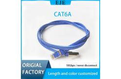 China Gigabit Braided Network Cat6A Ethernet Patch Cable 500MHz 23/24//26AWG supplier