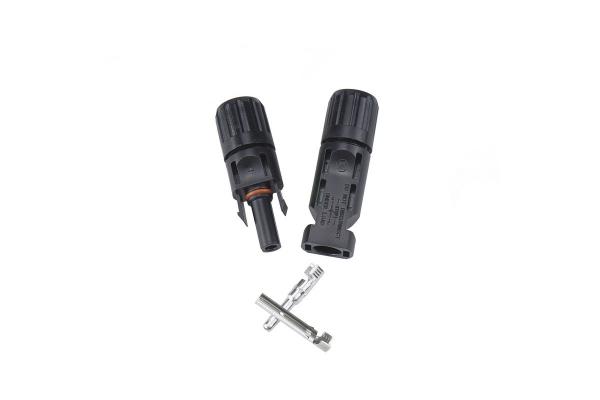 PC 30A Male / Female Solar Panel Connectors Screw On IP67