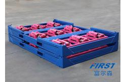 China 2000KGS 4 Layers Detachable Stackable Steel Pallets supplier