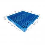 Grid Surface HDPE Pallets 1300mm×1100mm×155mm 4 Way Entry CE for sale