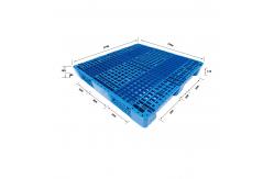 China Grid Surface HDPE Pallets 1300mm×1100mm×155mm 4 Way Entry CE supplier