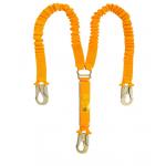 EN 361-2002 Fall Protection Safety Harnesses , Twin Access Energy Absorbing Lanyard for sale