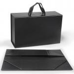 Foldable Magnetic Gift Box With Handle For Clothing And Shoes Rigid Square Packaging Box for sale