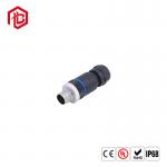 M12 Connector Waterproof IP67 Square Flange Male 2/3/4/5Pin Panel Mounted Socket Connector for sale