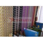 Double Hook Aluminium Chain Door Fly Screen Curtain Various Patterns