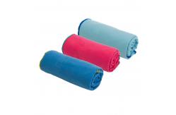 China High Quality Quick-dry Suede Microfiber Sports Towel with Elastic Band supplier