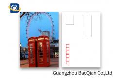 China The London Eye Pattern Lenticular Postcards , 3D Lenticular Card Tear - Proof supplier