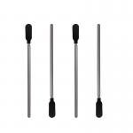 Gray PP Stick Industrial Black Foam Tip Swabs Dust Free for sale