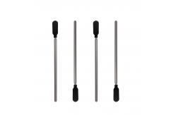 China Lint Free Industrial Use Black Cleanroom Foam Swab With Grey Stick supplier