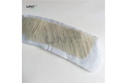 China Suit Accessories Sleeve Head Roll Fabric With Hair Interlining supplier