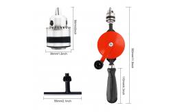 China Jewelry Making Manual Hand Crank Drill 1.5mm-9mm Precision Chucks supplier