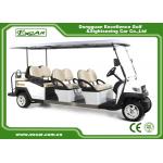 China Comfortable Electric 8 Seater Golf Cart For Sightseeing 114MM Grounding Clearance manufacturer