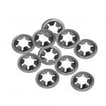 M6 Starlock Retaining Washer 5.5mm Id 16mm Od Push On Lock Speed Clip for sale