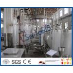 Heat Treated Pasteurized Milk Dairy Processing Plant With Milk Pasteurization Machine