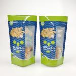 Digital Printed Eco Friendly Snack Bag Packaging with Zipper Resealable Plastic Food Seal Packaging for sale