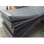 Black Iron Square Woven Crimped Vibrating Screen Mesh 1.5mx1.95m for sale