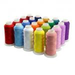 Colored Dyed Sewing Thread Polyester 402 Sewing Thread In Stock for sale