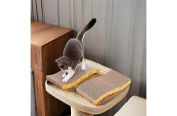 China Customized Cat Corrugated Scratcher ODM Corrugated Cardboard Cat Scratcher supplier