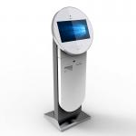 Hotel Check In Kiosk With Printer Card Dispenser Windows System / Android System