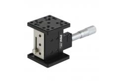 China 25mm Travel Manual Lab Jack Micrometer Head Large Bearing Capacity supplier