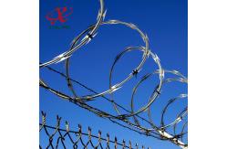 China Gillette Fusion Razor Blade Wire , Concertina Barbed Wire High Tensile Strength supplier