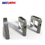 Finger print access control system automatic ESD security access control flap barrier gate for sale