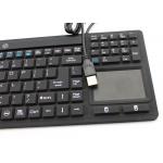 Backlight Silicone Rubber Keyboard IP68 With Touchpad F1-F12 Function Keys
