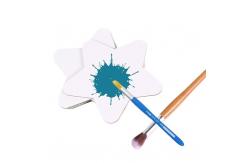 China 3mm Star Shape Artist Canvas Panels Non Toxic Cotton Blank Stretched Canvas Board supplier