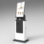 Capacitive Touch Interface Self Payment Kiosk With Biometric Security And Credit Card Payment for sale