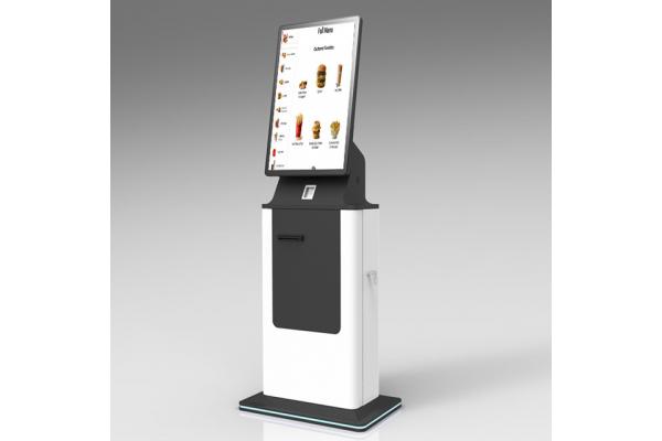 Capacitive Touch Interface Self Payment Kiosk With Biometric Security And Credit Card Payment