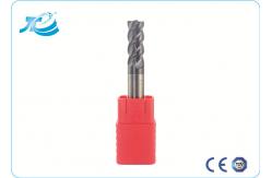 China Hardness 65 Square End Mills for Aluminum , Custom End Mills supplier