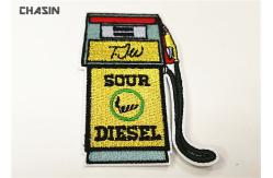 China Unique Firefighter Hat Patches Twill Polyester Material Background supplier