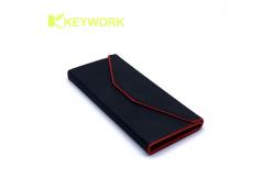 China Foldable Sunglasses Case PU Leather Folding Eyeglass Case supplier