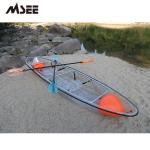 China Woman Top Jet Engine Transparent Canoe Kayak Fishing Pedal Drive Racing for sale