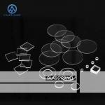 Thin Clear Display Cover Glass Small Size Square Round Shaped for sale
