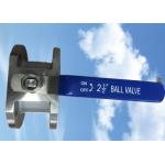 SS316 PN6 DN65 Stainless Valves Flange Connection for sale