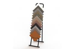 China Foldable 12 30x30cm Ceramic Sample Board Display Racks supplier