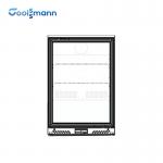 Hinged Door Backbar Cooler Ventilated Cooling System Display Refrigerator For Drink for sale