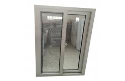 China Double Glass Plastic PVC Sliding windows House Windows with Mosquito Net supplier