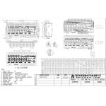 TN LCD Module positive -40 Celsius degree display for energy meter