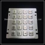 Vandal Proof Personalized Keyboard 9 Pin 20 Keys Type Stainless Steel Material for sale
