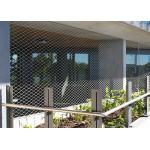300x300mm Stainless Steel Webnet , Rope Wire Mesh Anti Acid for sale