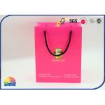 350g Coated Paper Shopping Paper Gift Bags Customized Logo With Nylon Handle for sale